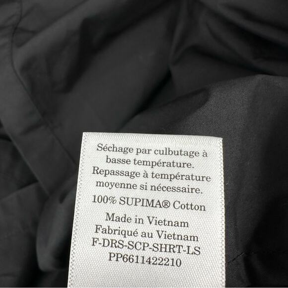 Everlane The Supima Cotton Shirt Dress in black Size XS NWOT - Picture 10 of 14